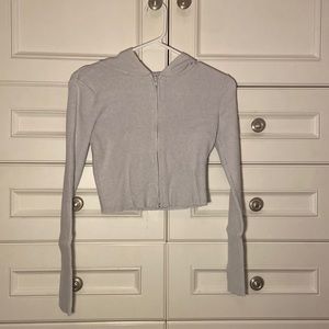Tighter Cropped Zip Up Hoodie